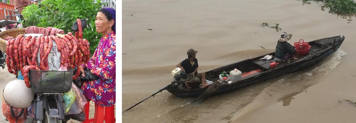 Margaret Kay and Michael Smart on The Classic Mekong River Cruise
