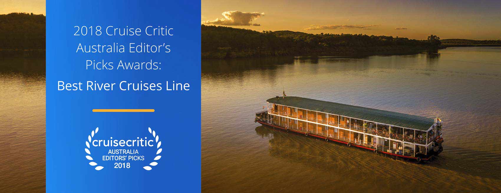 CruiseCritic Best River Cruise Line Award 2018