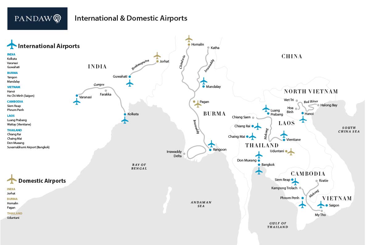 South East Asia Airports we use
