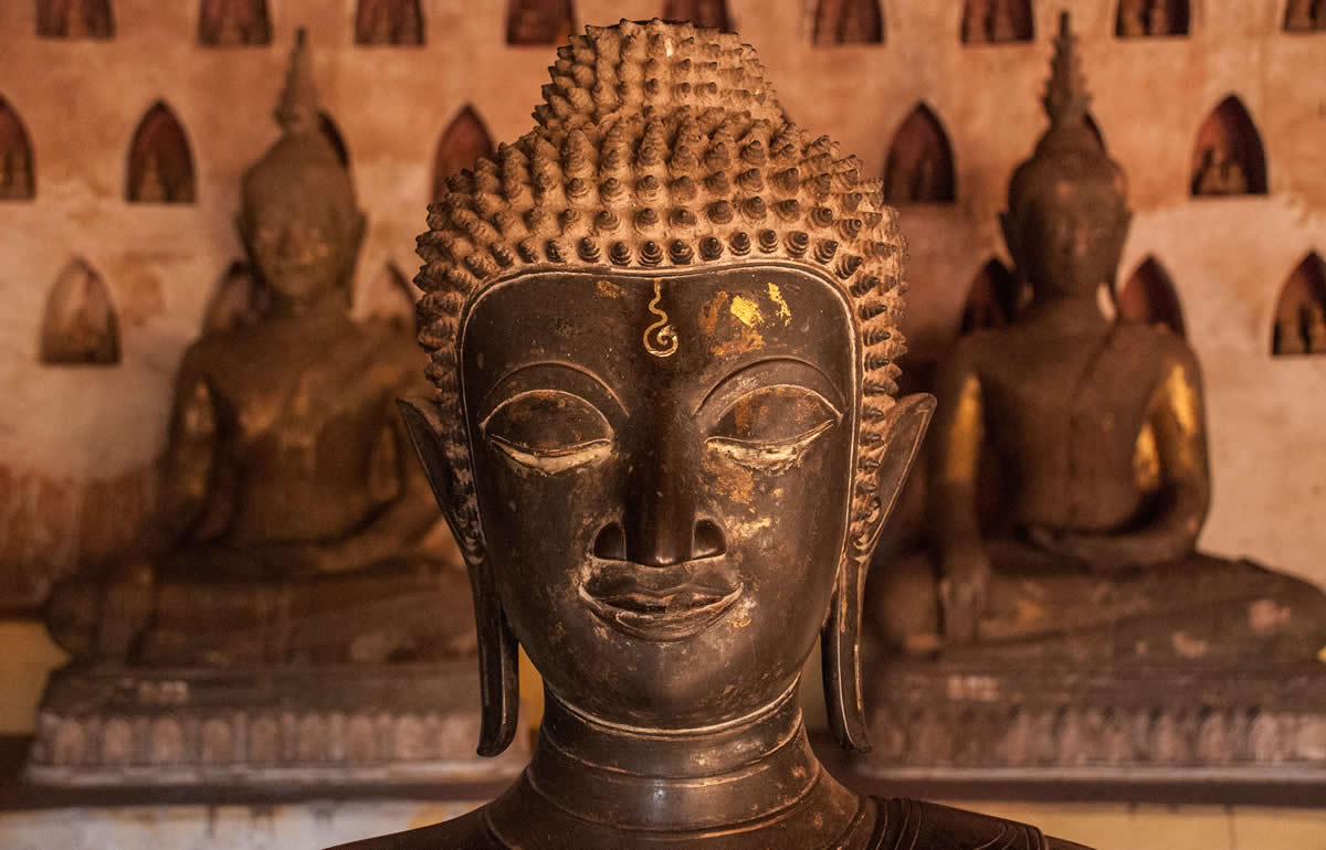 Buddha statue at the Sisaket Temple