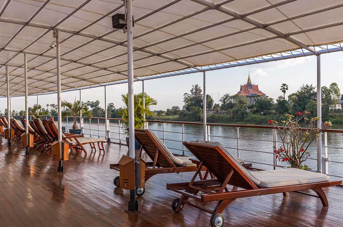 Kampong Cham from your river cruise ship