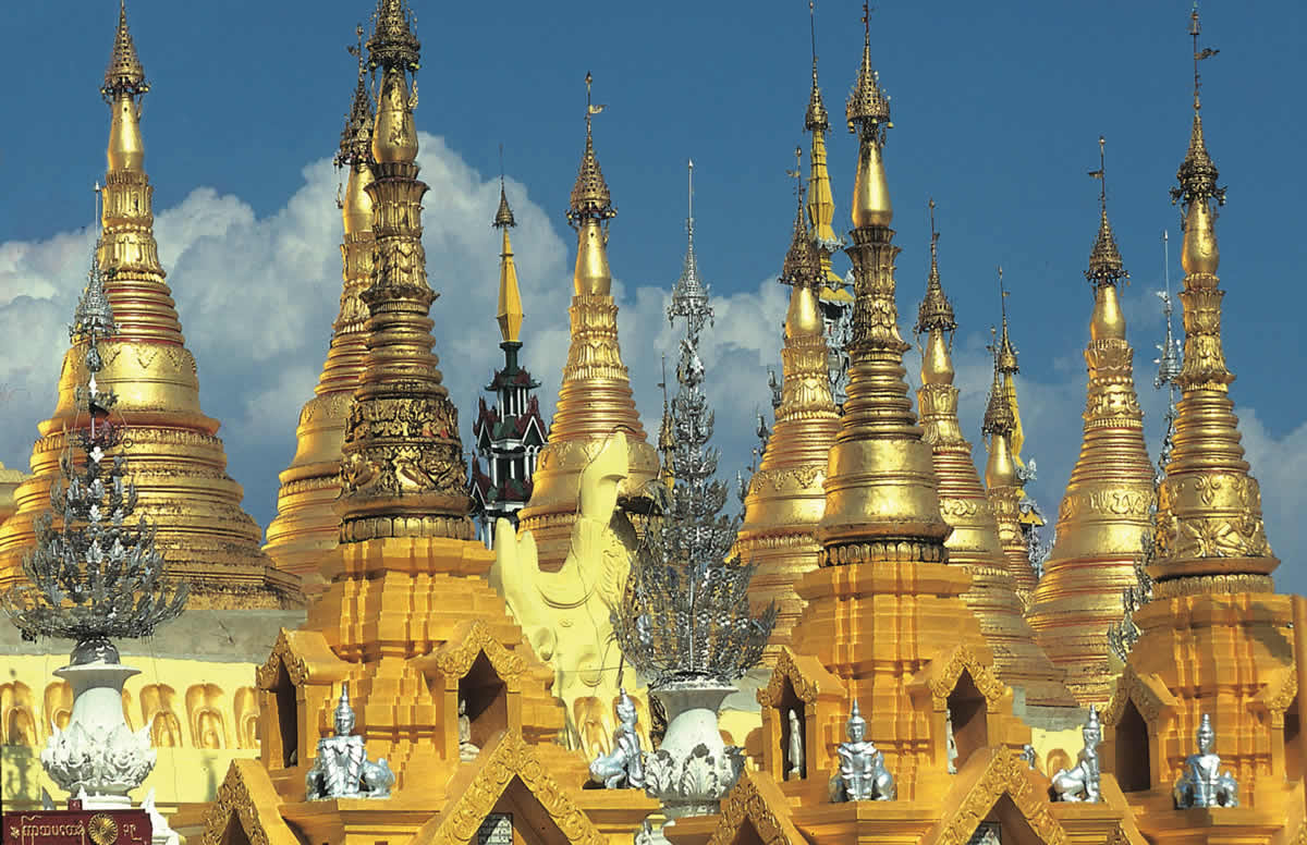 Shwedagon Pagoda at Rangoon