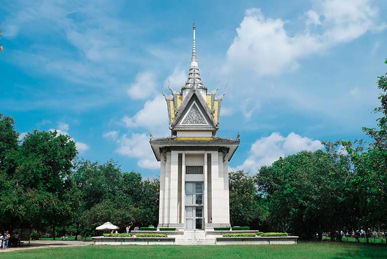 The Buddhist Memorial Stupa at Choeung Ek