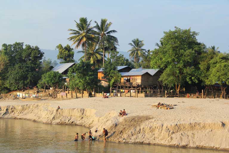 Village near Katha