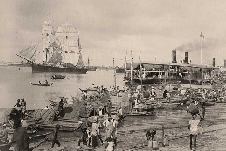 Scene from the Rangoon River