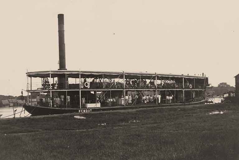 Kendat, Sternwheeler by Yarrow of London, 1886