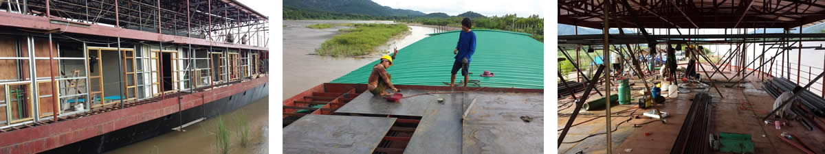 RV Champa Pandaw river cruise ship build 1