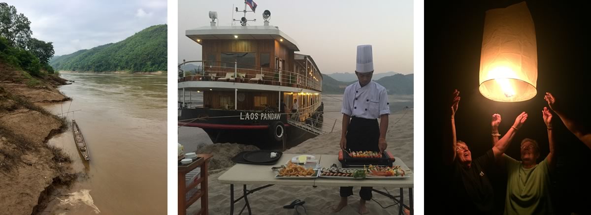 Arlene Wilbers cruising Laos to China on a Pandaw River Cruise