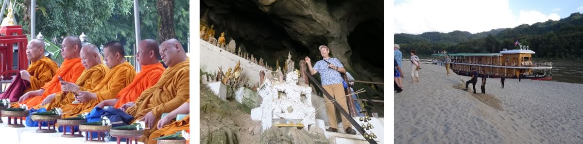 Steve Bousfield aboard the RV Champa Pandaw river cruise ship