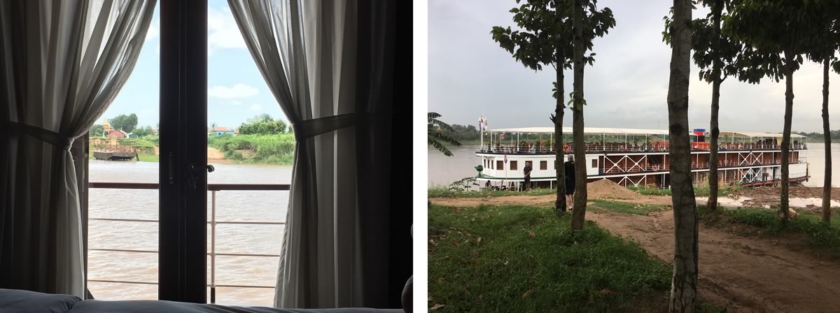 Sophie Ray on The Classic Mekong river cruise in July 2018