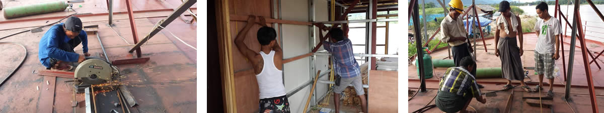 RV Champa Pandaw river cruise ship build 2