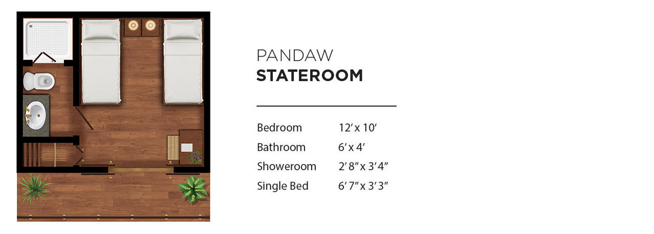 Pandaw Stateroom