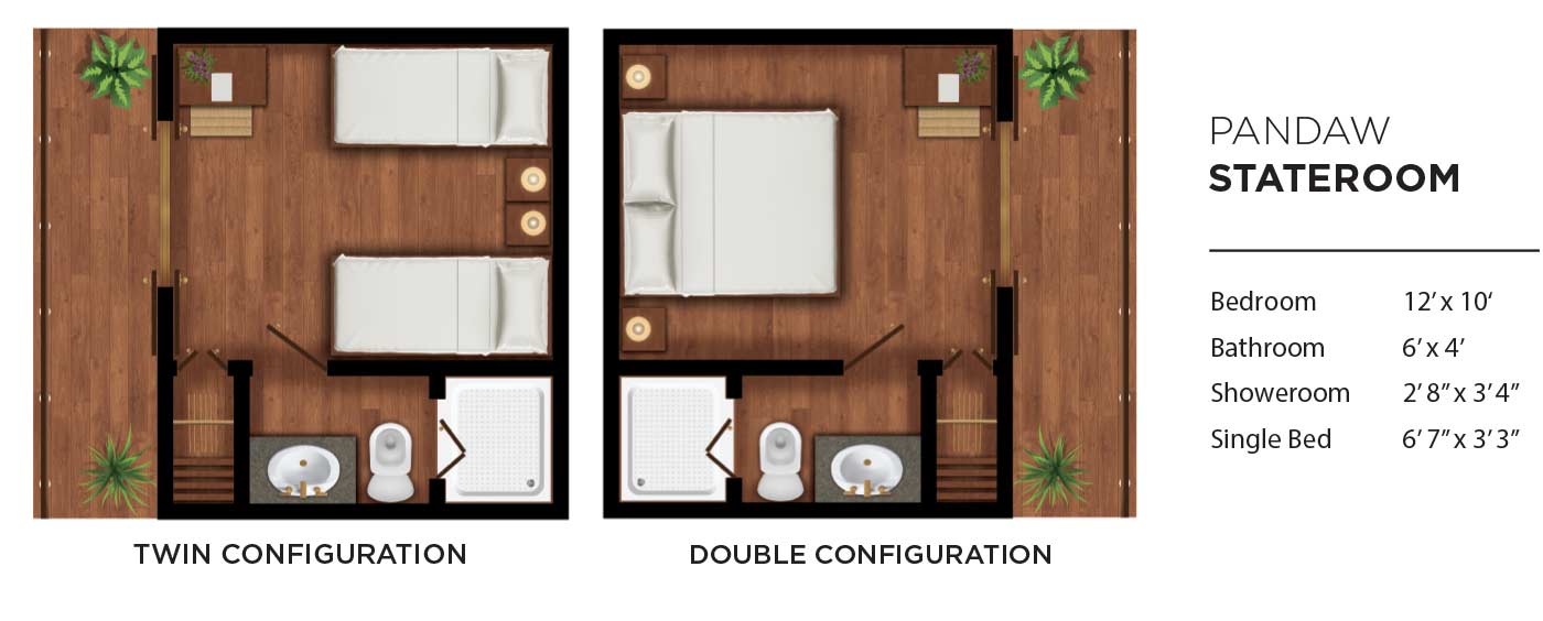 Pandaw Stateroom