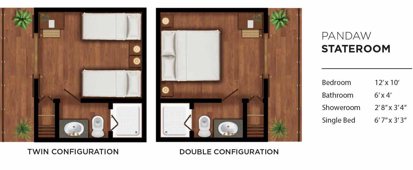 Pandaw Stateroom