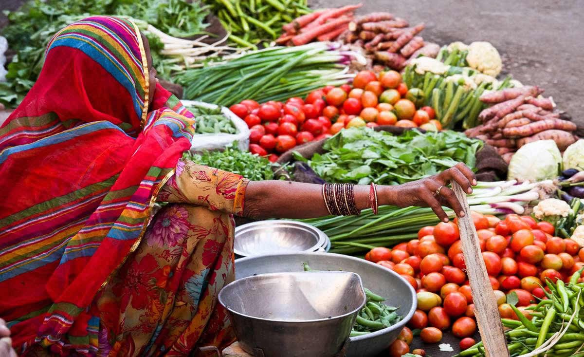 Flowers at the Varanasi market