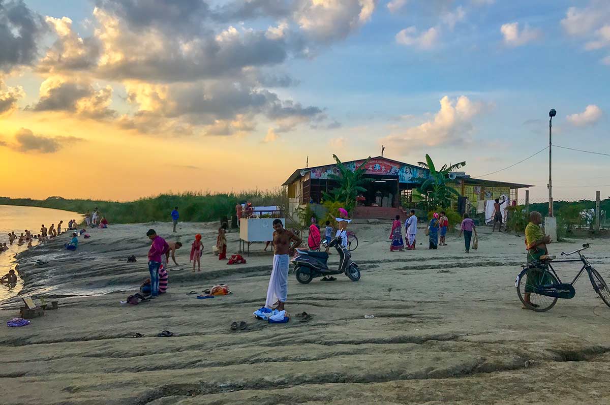 Mayapur jetty and waterfront