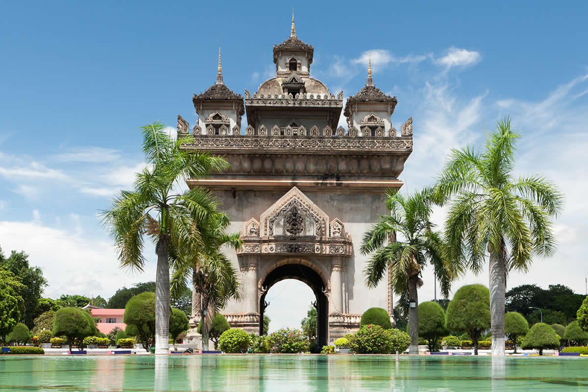 Patuxai in Vientiane