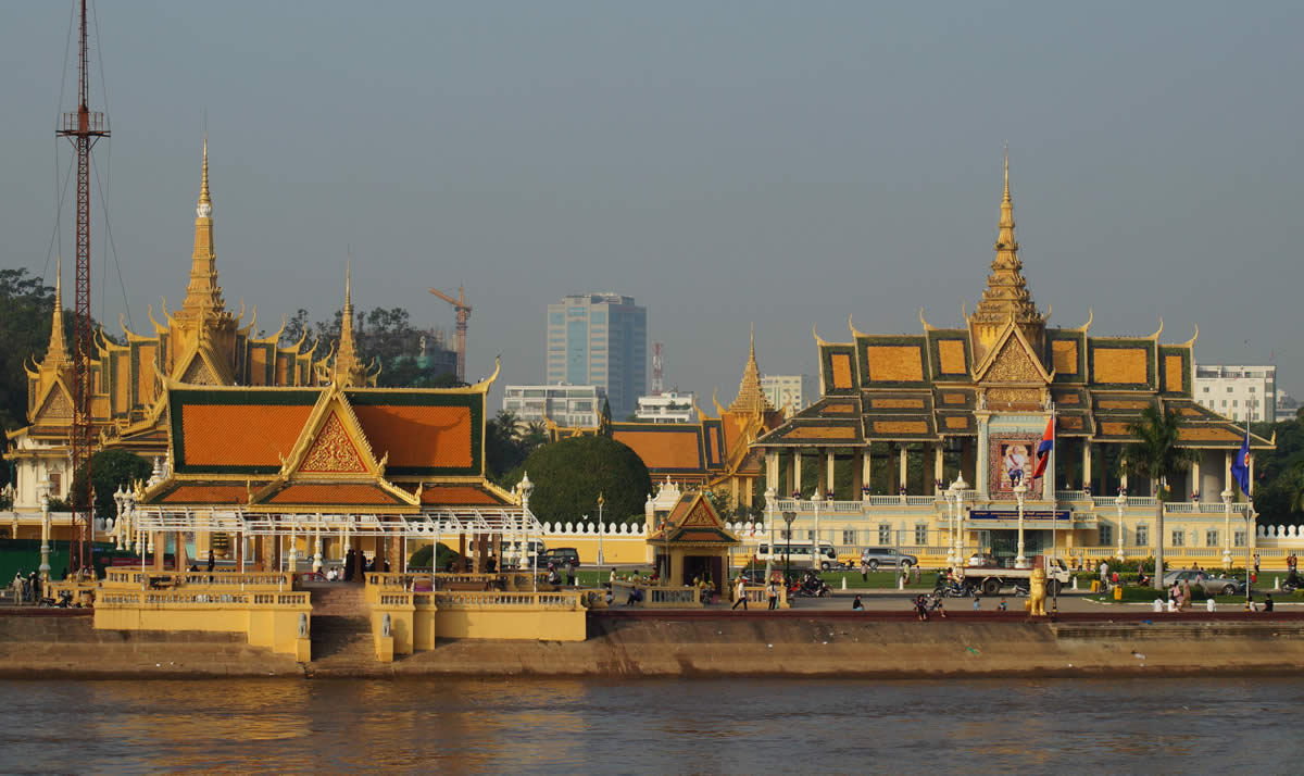 Waterfront at Phnom Penh 