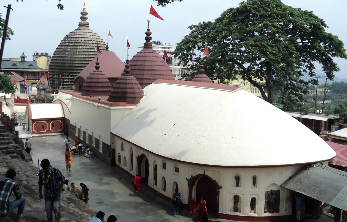 The Kamakhya temple in Guwahati